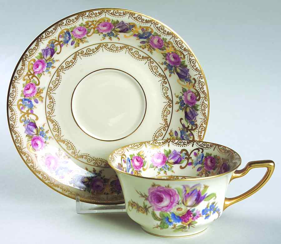 Vienna Flat Cup & Saucer Set by Rosenthal - Continental-1