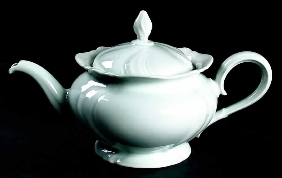 Viktoria White Teapot & Lid by Rosenthal - Continental-1