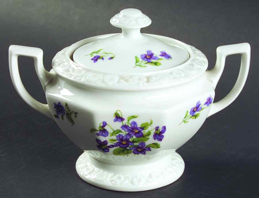 Violetta Sugar Bowl & Lid by Rosenthal - Continental-1