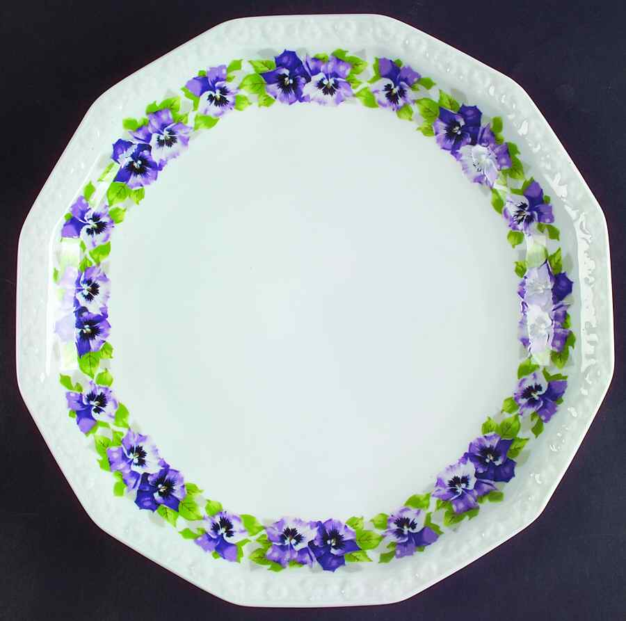 Violets Cake Plate by Rosenthal - Continental-1