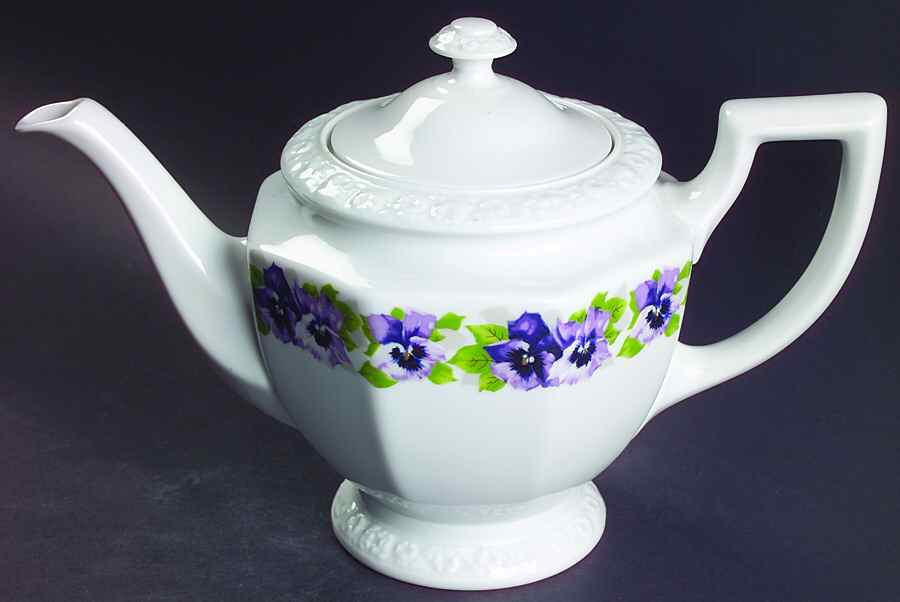 Violets Teapot & Lid by Rosenthal - Continental-1
