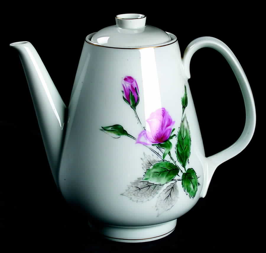 Victoria Rose Coffee Pot & Lid by Rosenthal - Continental-1