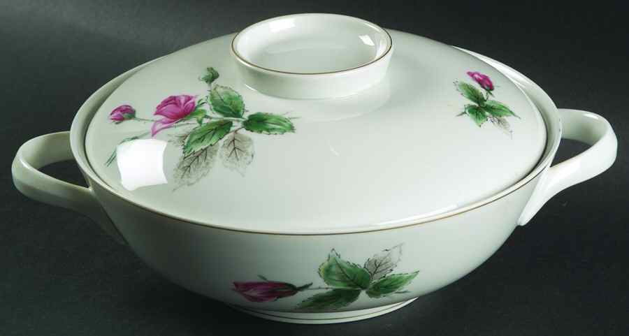Victoria Rose Round Covered Vegetable by Rosenthal - Continental-1