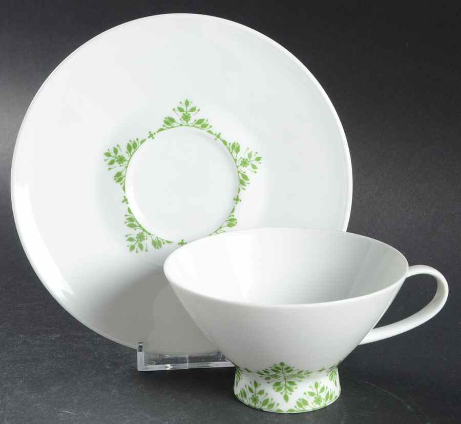 Vienna Woods Footed Cup & Saucer Set by Rosenthal - Continental-1