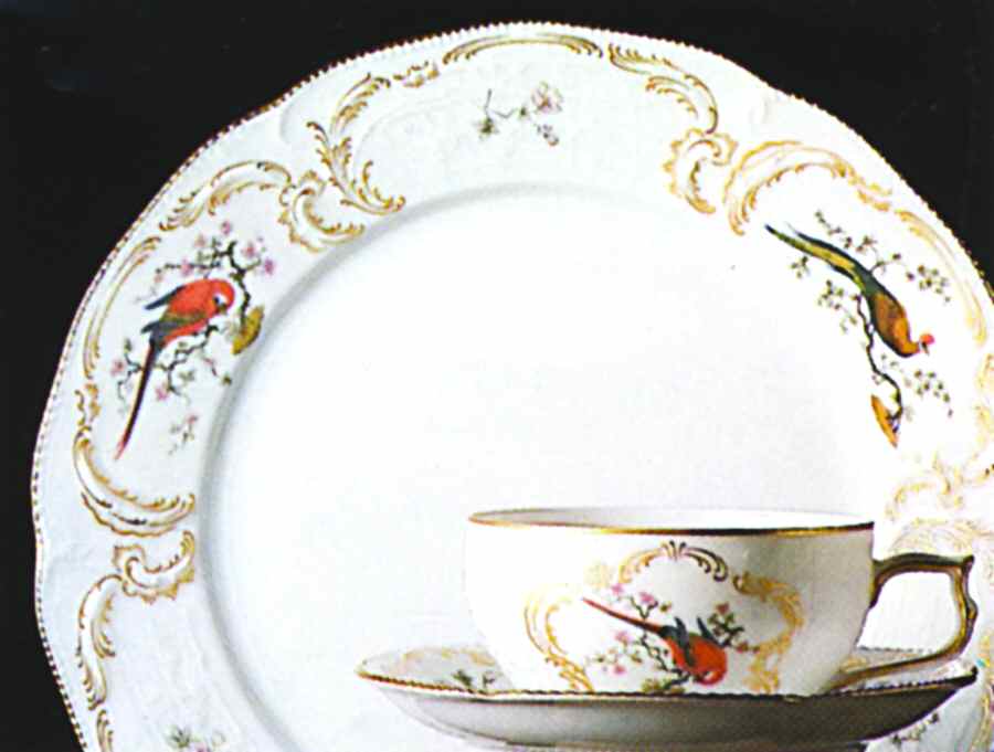 Voliere Flat Cup & Saucer Set by Rosenthal - Continental-1