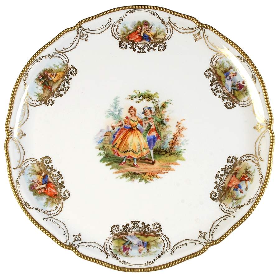 Watteau Cake Plate by Rosenthal - Continental-1