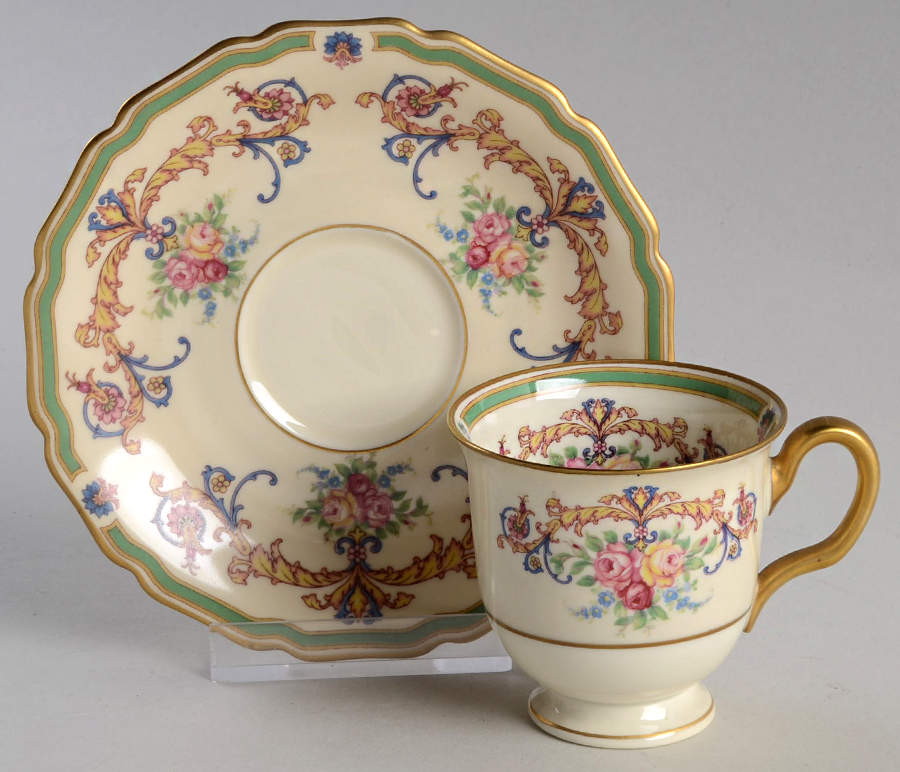 Westbury Footed Demitasse Cup & Saucer Set by Rosenthal - Continental-1