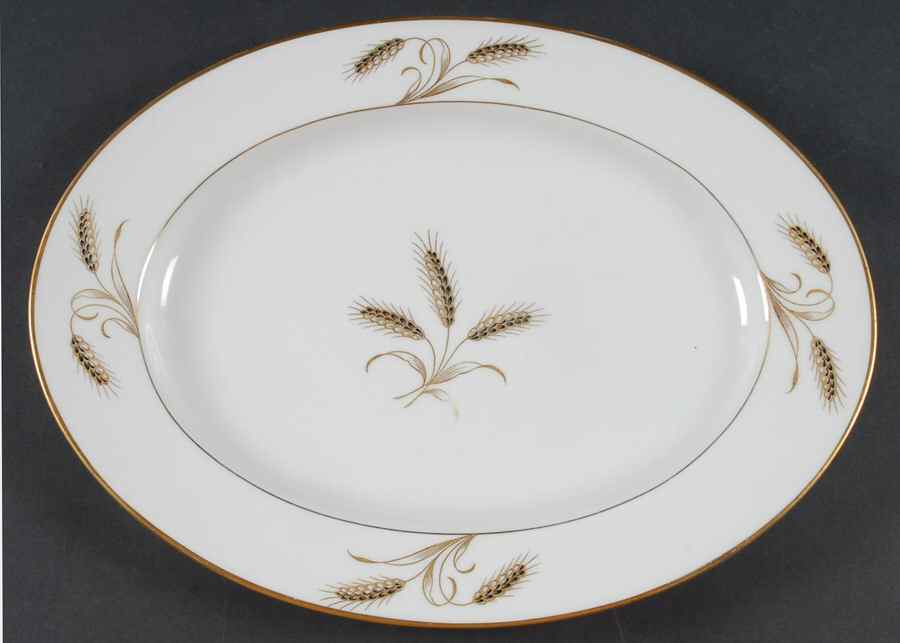 Wheatfield 12" Oval Serving Platter by Rosenthal - Continental-1