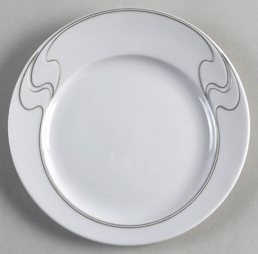 White Gold Bread & Butter Plate by Rosenthal - Continental-1