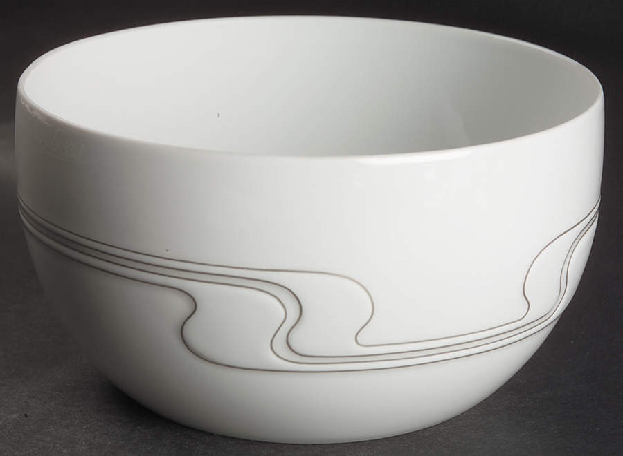 White Gold 6" Round Vegetable Bowl by Rosenthal - Continental-1