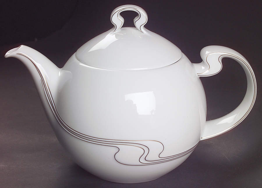 White Gold Teapot & Lid by Rosenthal - Continental-1