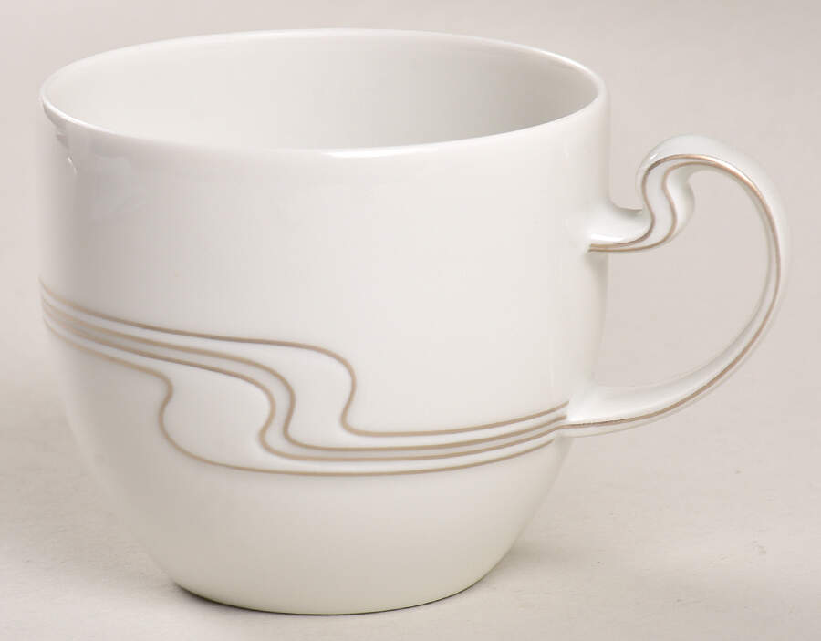 White Gold Flat Cup by Rosenthal - Continental-1