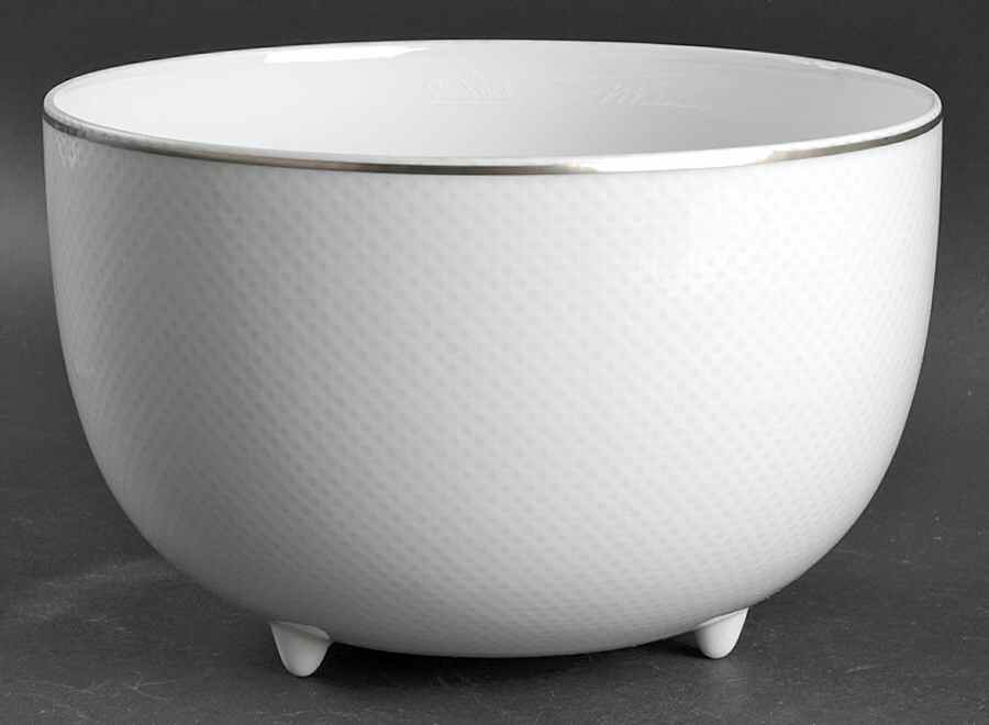 White Gold (Century Shape) 7" Round Vegetable Bowl by Rosenthal - Continental-1