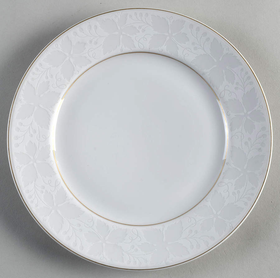 White Velvet (Gold) Salad Plate by Rosenthal - Continental-1