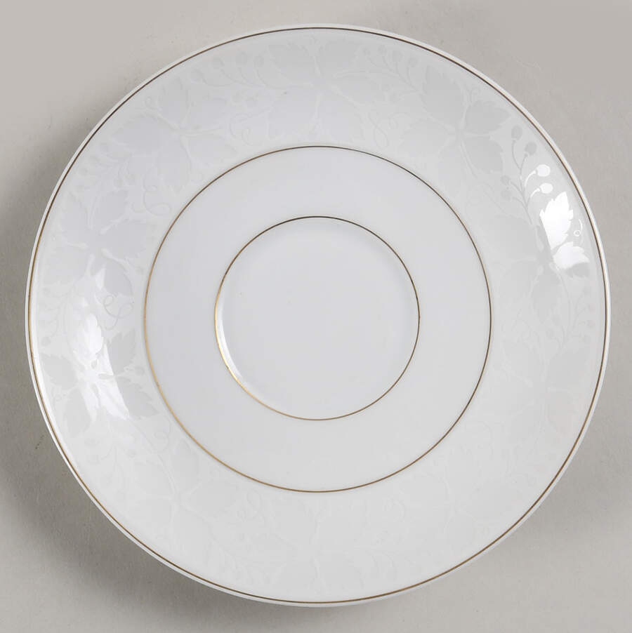 White Velvet (Gold) Saucer by Rosenthal - Continental-1