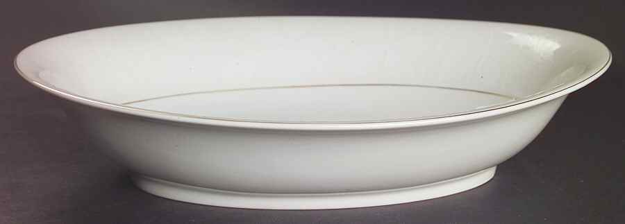 White Velvet (Gold) 10" Oval Vegetable Bowl by Rosenthal - Continental-1