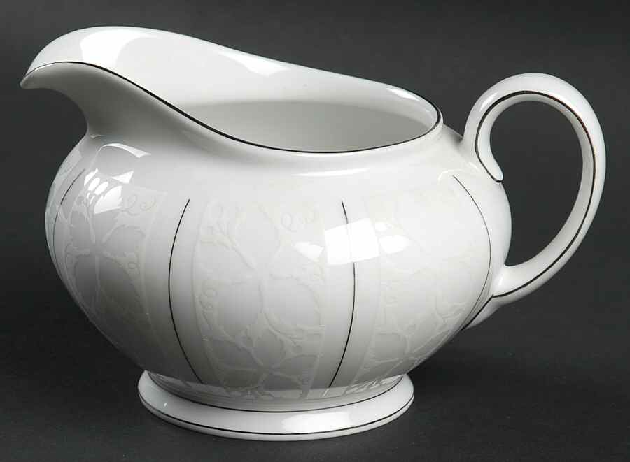 White Velvet (Platinum) Creamer by Rosenthal - Continental-1