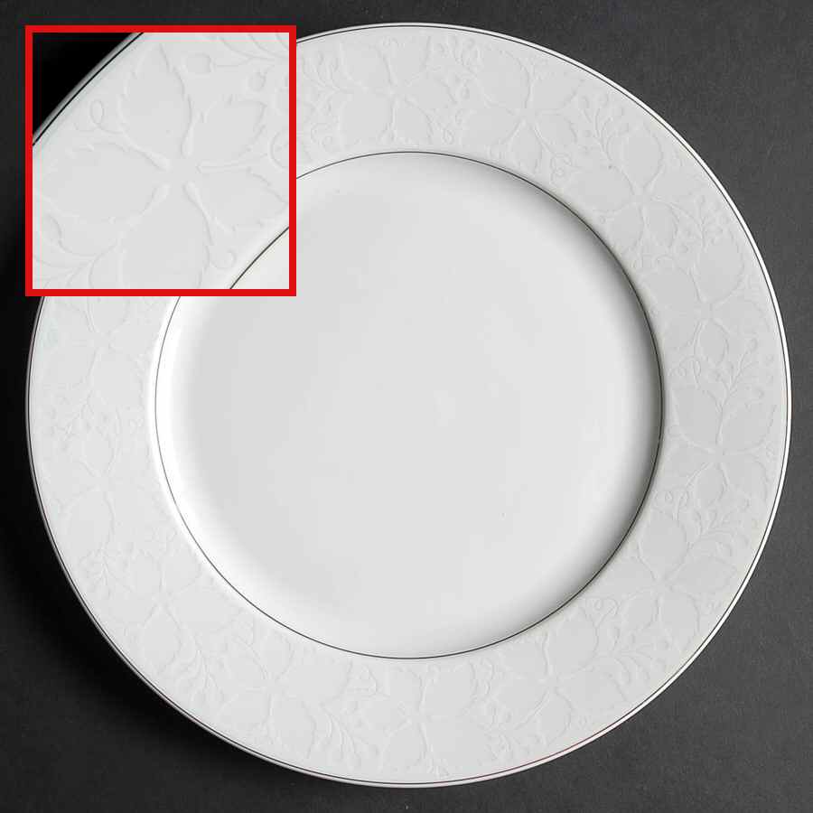 White Velvet (Platinum) Dinner Plate by Rosenthal - Continental-1