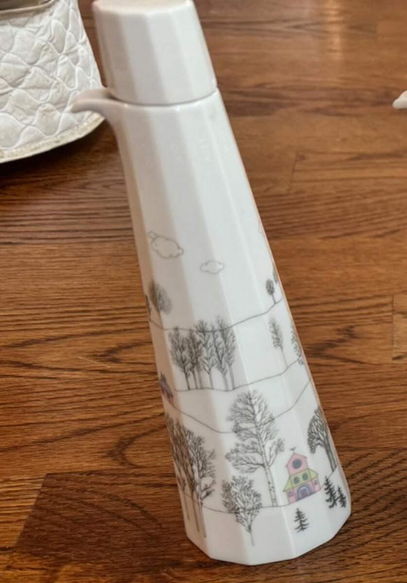 Winter Journey Oil Or Vinegar Cruet and Stopper by Rosenthal - Continental-1