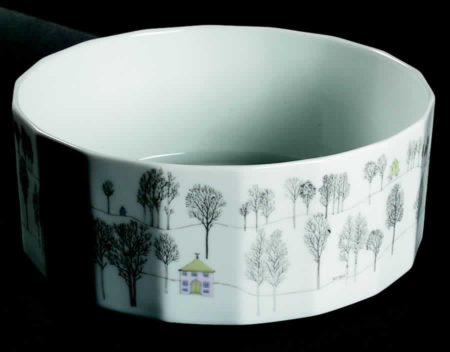 Winter Journey 8" Round Vegetable Bowl by Rosenthal - Continental-1
