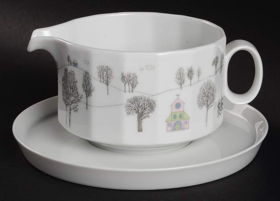 Winter Journey Gravy Boat & Underplate by Rosenthal - Continental-1