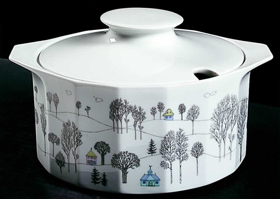 Winter Journey Round Covered Vegetable by Rosenthal - Continental-1