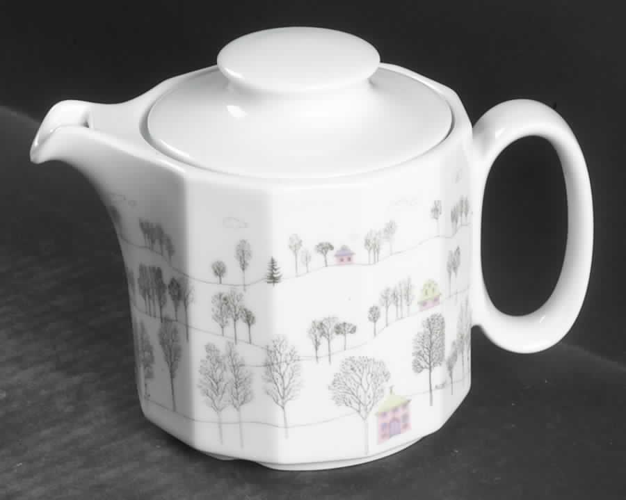 Winter Journey Individual Teapot & Lid by Rosenthal - Continental-1
