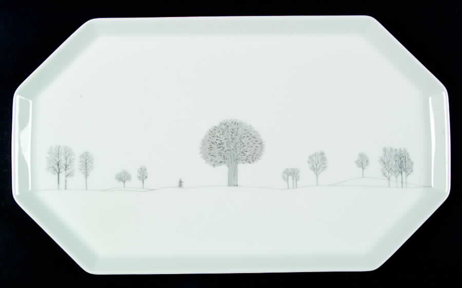 Winter Journey 14" Oval Serving Platter by Rosenthal - Continental-1