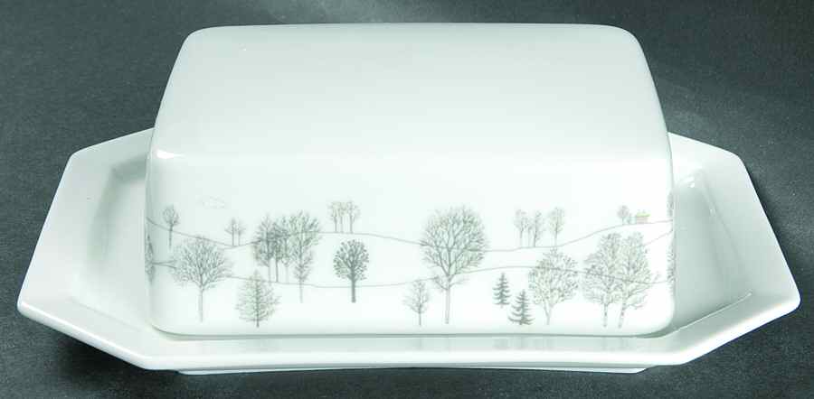 Winter Journey Square Covered Butter by Rosenthal - Continental-1