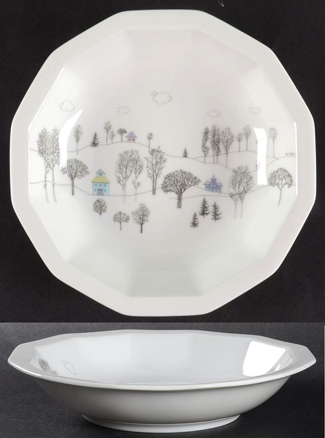 Winter Journey Rim Soup Bowl by Rosenthal - Continental-1