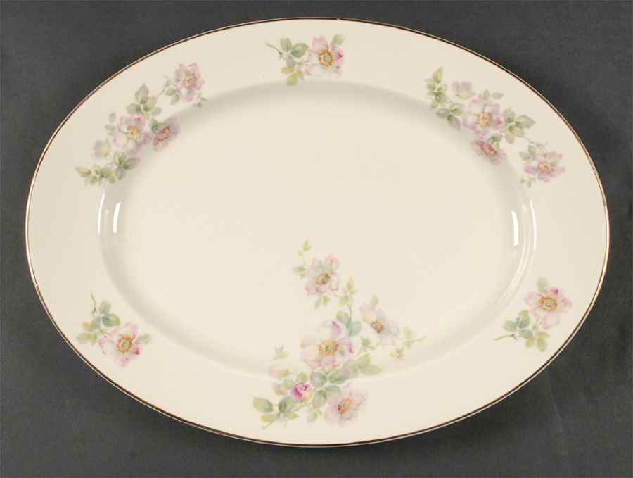 Wild Rose 15" Oval Serving Platter by Rosenthal - Continental-1