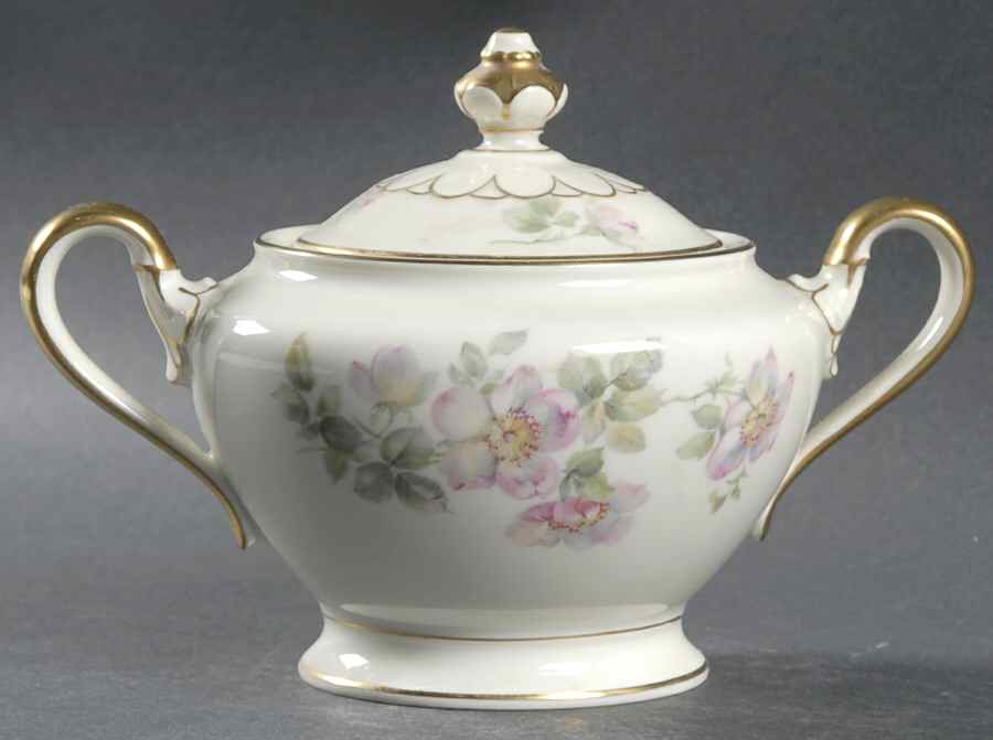 Wild Rose Sugar Bowl & Lid by Rosenthal - Continental-1