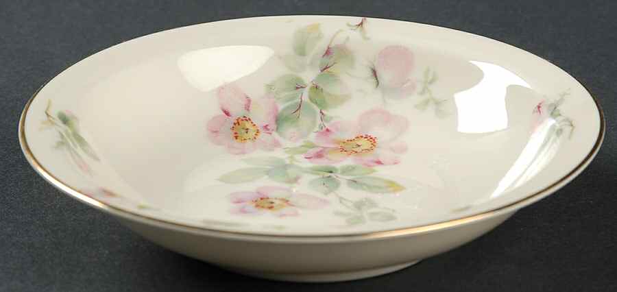 Wild Rose Rim Fruit/Dessert (Sauce) Bowl by Rosenthal - Continental-1