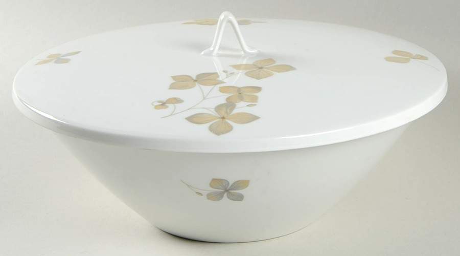 Wood Nymph Round Covered Vegetable-Uses RV9 as Base+CVLRV9 by Rosenthal - Continental-1