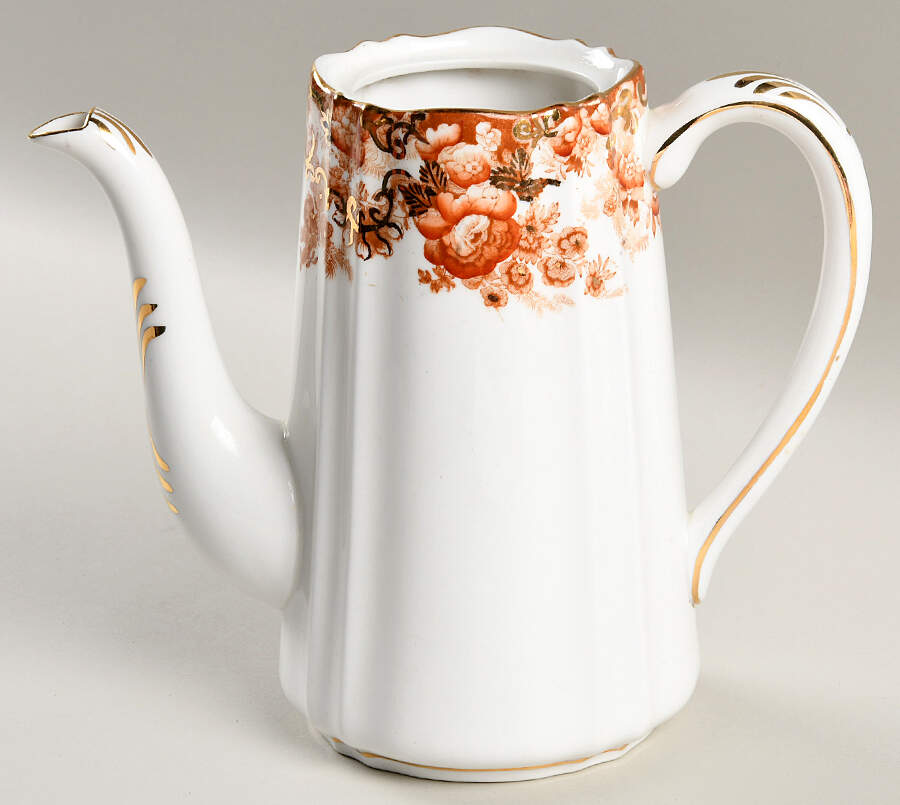 Victorian Rust Mini Coffee Pot No Lid by Samuel Radford-1