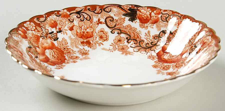 Victorian Rust Fruit/Dessert (Sauce) Bowl by Samuel Radford-1
