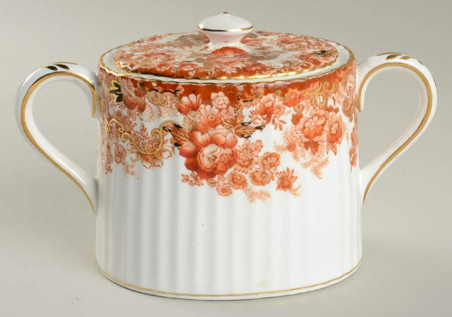 Victorian Rust Sugar Bowl & Lid by Samuel Radford-1