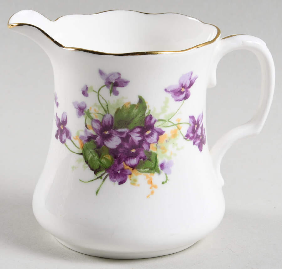 Violet (Scalloped) Mini Creamer by Samuel Radford-1