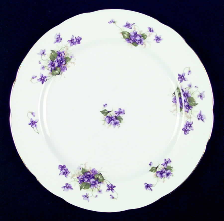 Violet (Scalloped) Dinner Plate by Samuel Radford-1