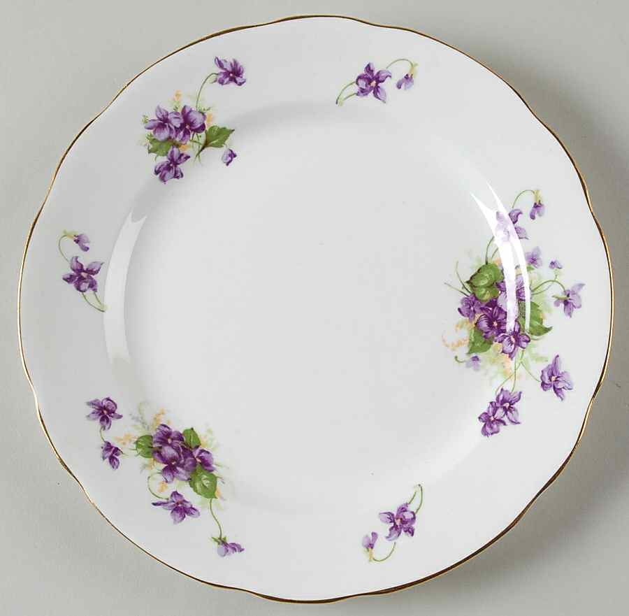 Violet (Scalloped) Luncheon Plate by Samuel Radford-1