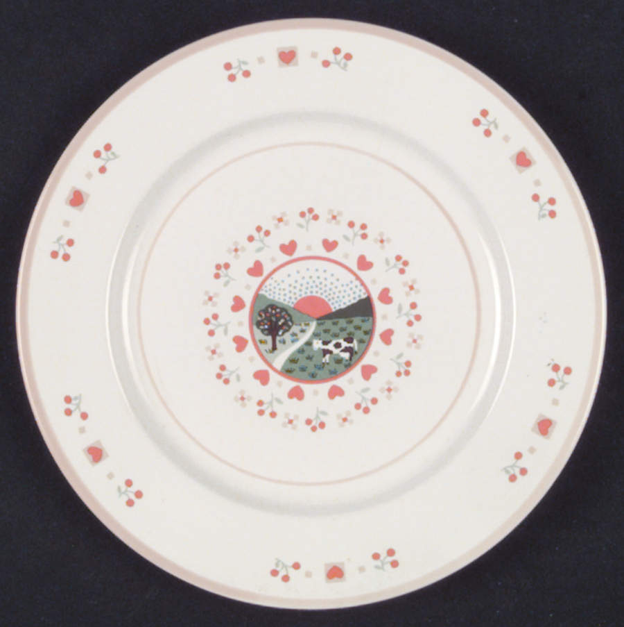 Heart and Home Salad Plate by Raintree-1