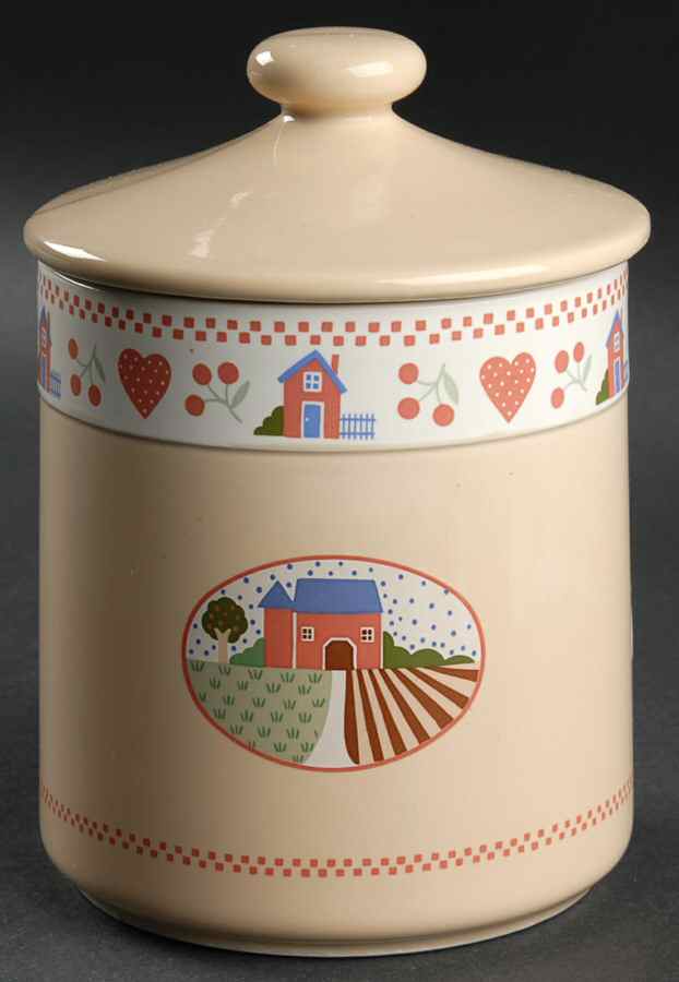 Heart and Home Medium Canister & Lid by Raintree-1