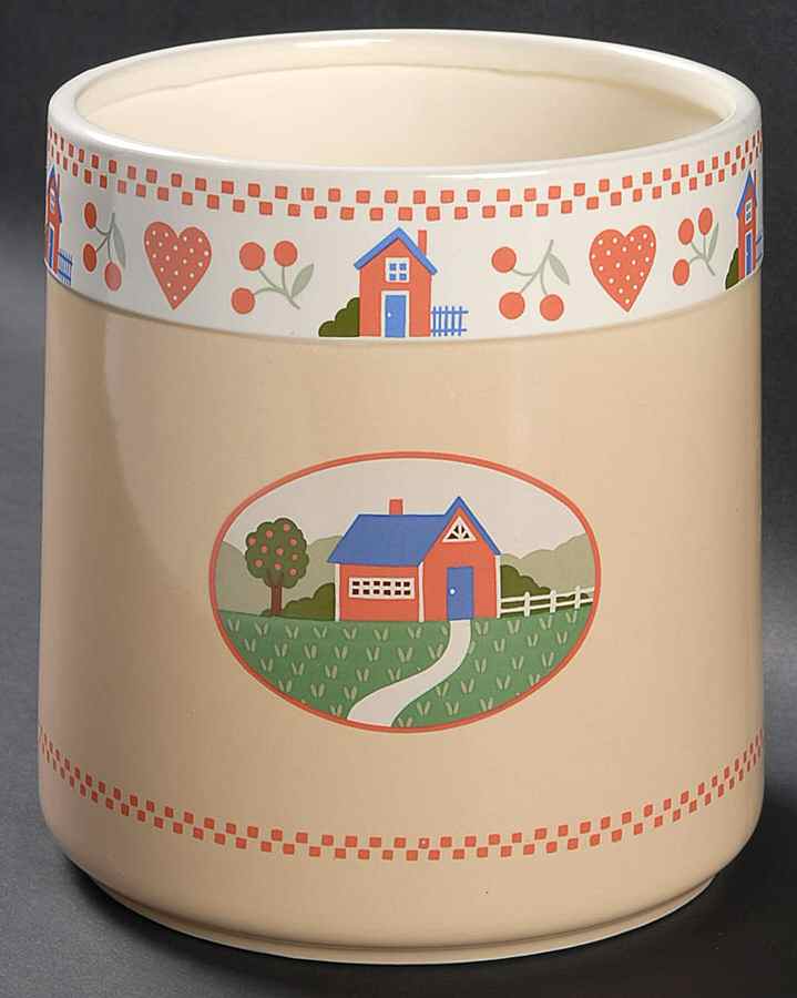 Heart and Home Extra Large Canister No Lid by Raintree-1