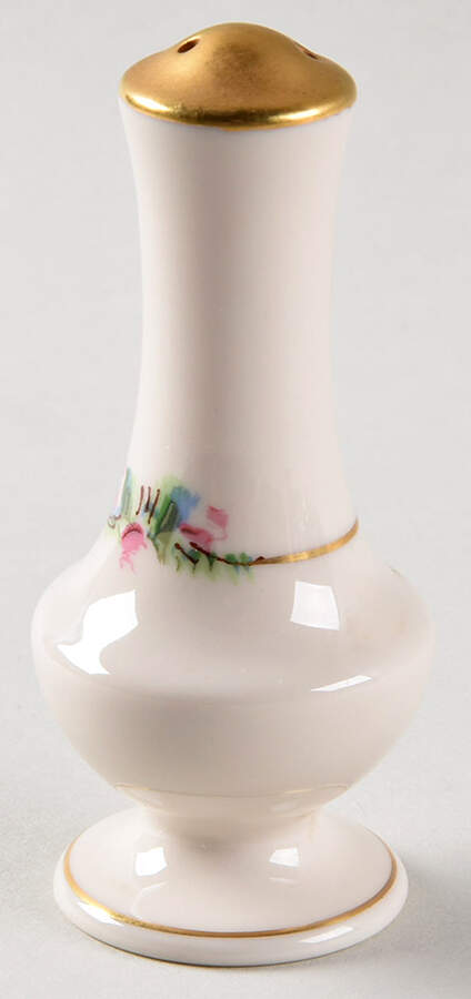 June Rose (Gold Trim) Salt Shaker by Ransgil-1