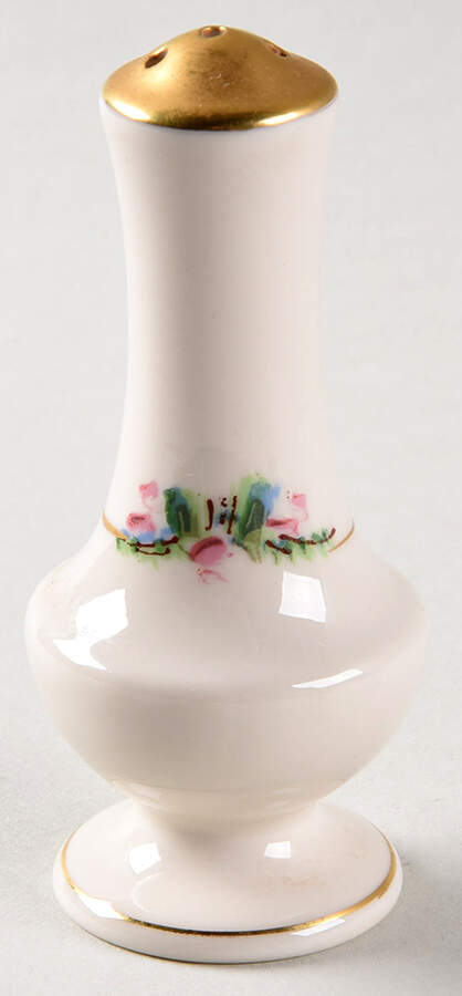 June Rose (Gold Trim) Pepper Shaker by Ransgil-1
