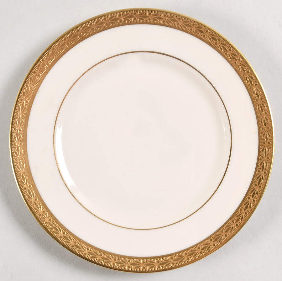 Laurel (Gold Trim) Bread & Butter Plate by Ransgil-1