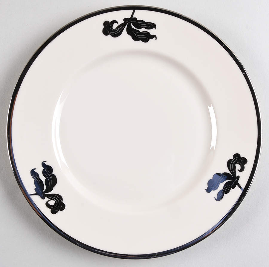 Platinum Orchid Salad Plate by Ransgil-1