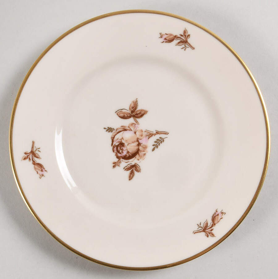 The Velvet Rose Bread & Butter Plate by Ransgil-1