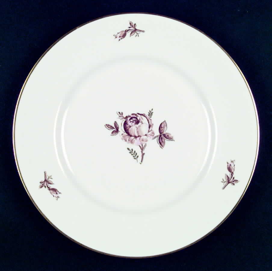 The Velvet Rose Dinner Plate by Ransgil-1