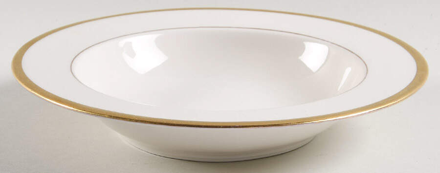 Wilshire Gold Rim Soup Bowl by Ransgil-1